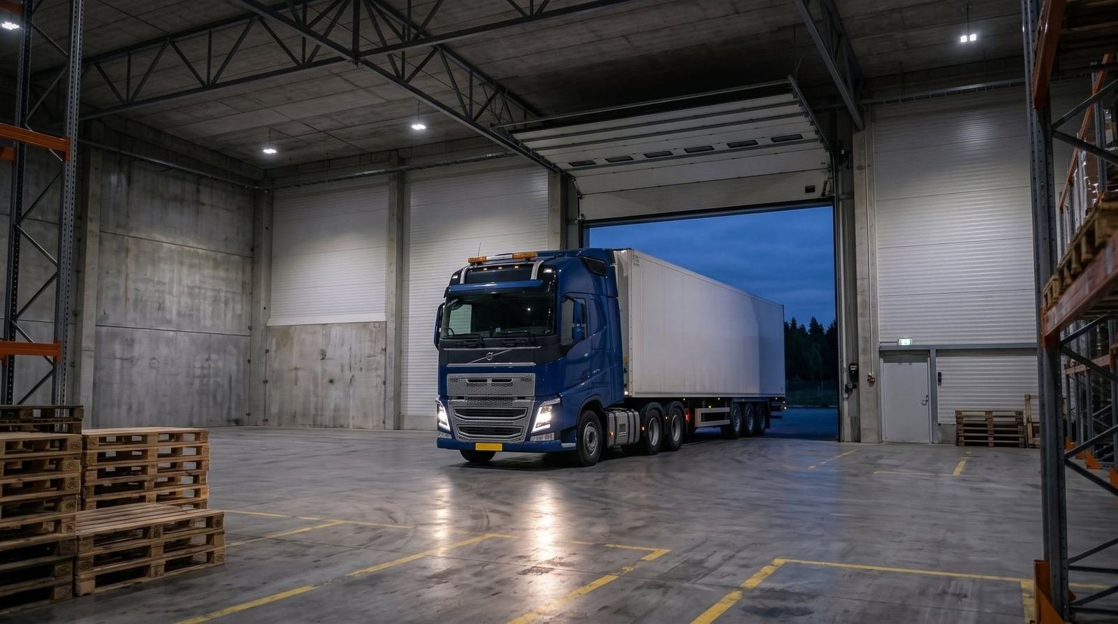 Terminal warehouse entrance